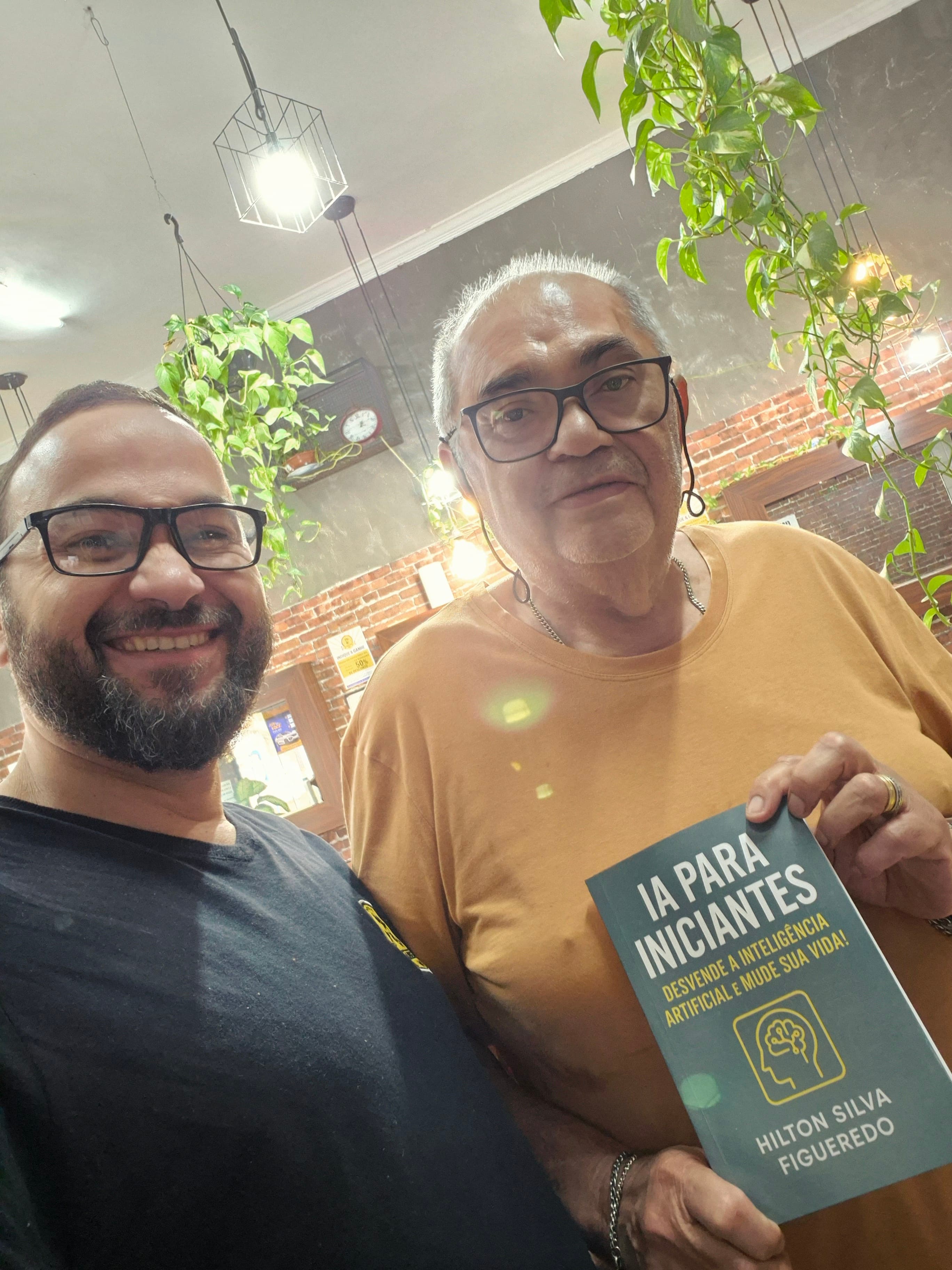 Leitor 8 com o livro IA para Iniciantes
