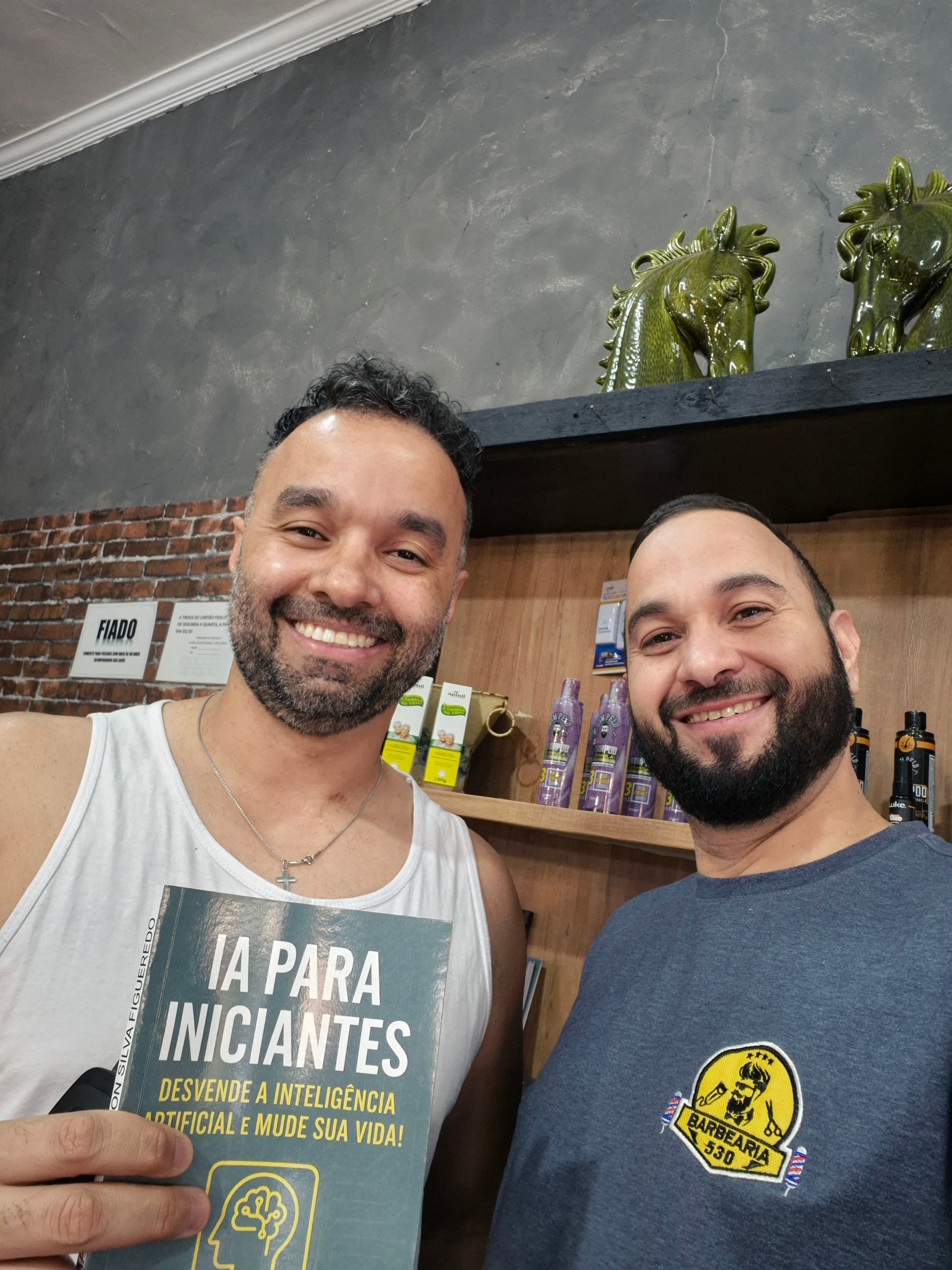 Leitor 11 com o livro IA para Iniciantes