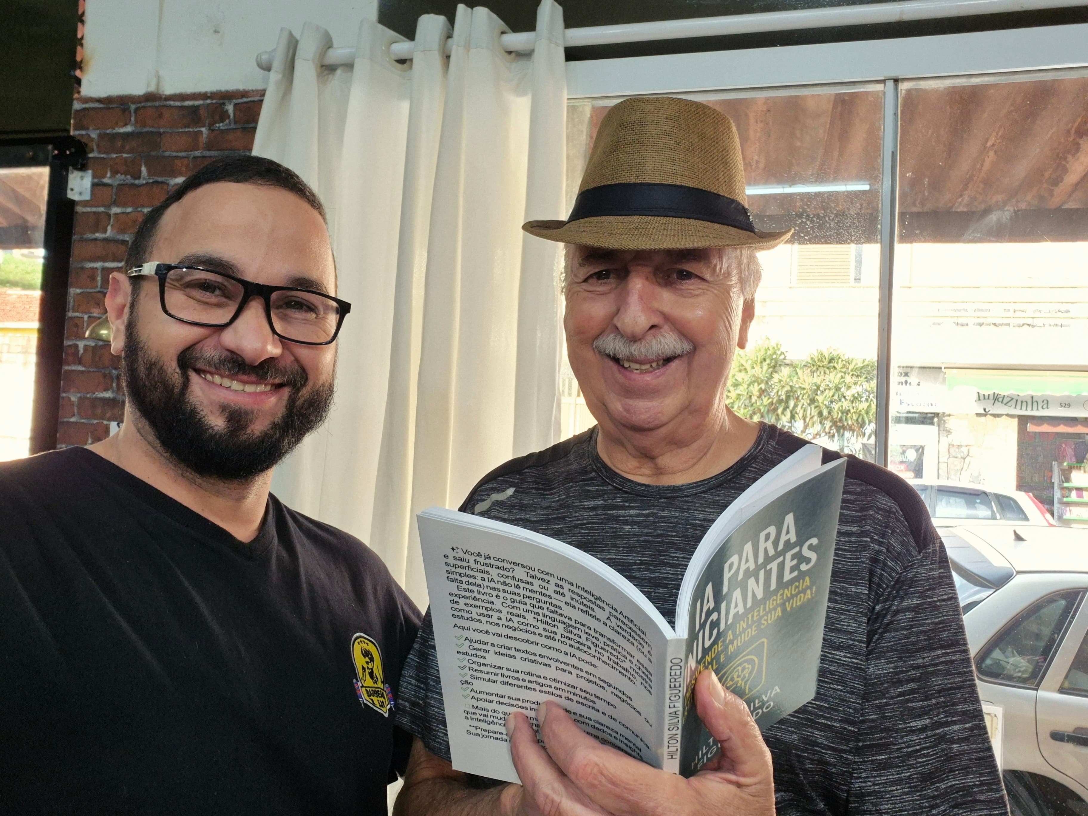 Leitor 12 com o livro IA para Iniciantes